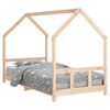 vidaXL Giroletto per Bambini 90x190 cm in Legno Massello di Pino