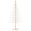 vidaXL Albero di Natale Decorativo in Legno 210 cm Legno Massello Pino
