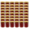 vidaXL Vasi per Marmellata in Vetro Coperchio Oro 48 pz 230 ml