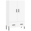 vidaXL Credenza Bianca 69,5x31x115 cm in Legno Multistrato