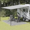 vidaXL Tappeto da Tenda 300x400 cm Antracite e Bianco