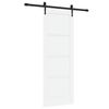 vidaXL Porta scorrevole ORKDAL Bianco 73,5 x 198,5 cm Pino massello