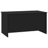 vidaXL Tavolino da Salotto Nero 102x55,5x52,5 cm in Legno Multistrato