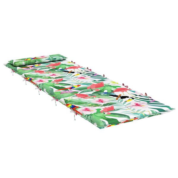 vidaXL Cuscino per Lettino Multicolore 180x60x4 cm in Tessuto Oxford