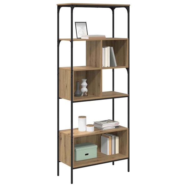 vidaXL Libreria Rovere artigianale 76 x 33 x 188,5 cm