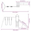 vidaXL Set da Gioco da Esterno in Legno Massello di Pino