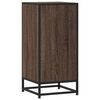 vidaXL Credenza Rovere Marrone 35,5x35x76 cm in Truciolato e Metallo