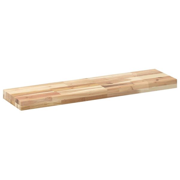 vidaXL Ripiano a Parete 80x20x4 cm Legno Massello Acacia Non Trattato