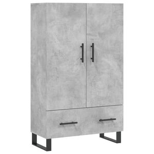 vidaXL Credenza Grigio Cemento 69,5x31x115 cm in Legno Multistrato