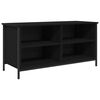 vidaXL Mobile TV 100 x 40 x 50 cm Rovere Nero Legno ingegnerizzato