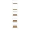 vidaXL Scaffale Libri 5 Ripiani Rovere 60x27,6x158,5 Legno Multistrato