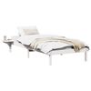 vidaXL Struttura del letto Bianco 90 x 200 cm Pino massello