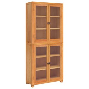 vidaXL Set di Mobili per Magazzino 2 pz Naturale 80 x 35 x 185 cm