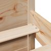 vidaXL Letto Libreria senza Materasso 160x200 cm in Legno di Pino