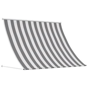 vidaXL Tenda da Sole Antracite e Bianco 100 x 150 cm