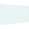 vidaXL Paraschizzi per Cucina Color Latte 100x60 cm in Vetro Temperato