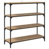 vidaXL Armadio per Libri 3 livelli 100 x 33 x 100 cm