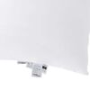 vidaXL Cuscino con cuscino 2 pcs Bianco 61 x 41 x 20 cm Poliestere