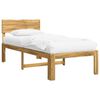 vidaXL Letto Singolo con Testiera ROSTOCK Bianco 75 x 190 cm