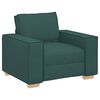 vidaXL Poltrona Divano Verde Scuro 100x78x84 cm Tessuto