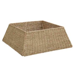 vidaXL Collare per Albero di Natale Marrone 70 x 70 x 28 cm seagrass