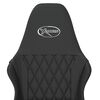 vidaXL Sedia da Gaming Massaggiante Nera in Similpelle