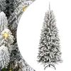 vidaXL Albero di Natale artificiale con 300 LED Bianco 210 cm