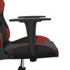 vidaXL Sedia Gaming Nero e Rosso Vino in Similpelle