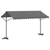vidaXL Tenda autoportante Grigio 4 &times; 3 m Poliestere
