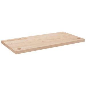 vidaXL Piano Scrivania 80x40x2,5 cm in Legno Massello di Pino