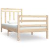 vidaXL Giroletto in Legno Massello 90x190 cm Single
