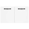 vidaXL Mobile a Parete Bianco 60x36,5x35 cm in Legno Multistrato