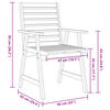 vidaXL Set da Pranzo per Giardino 5 pz in Legno Massello di Acacia