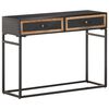 vidaXL Tavolo Consolle 100x35x75 cm in Legno Massello di Mango
