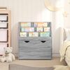 vidaXL Libreria per Bambini Grigio Sonoma 60 x 29,5 x 69 cm