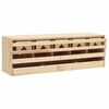 vidaXL Casetta Cova per Galline 5 Scomparti 117x33x38 cm Legno di Pino