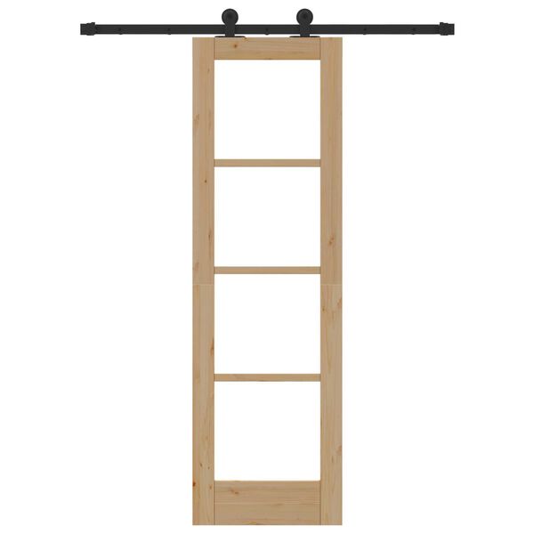 vidaXL Porta scorrevole ORKDAL Naturale 61 x 198,5 cm