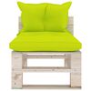 vidaXL Set Salotto Giardino su Pallet Cuscini 6 pz in Legno di Pino