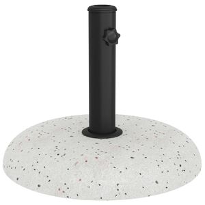 vidaXL Base per ombrellone Bianco e Nero 45 x 45 x 40 cm
