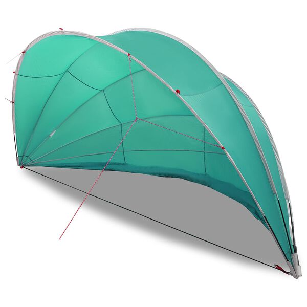 vidaXL Dome Piscina Blu 592 x 590 x 275 cm