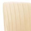 vidaXL Sedie da Pranzo Girevoli 4 pz Crema in Velluto