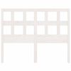 vidaXL Testiera per Letto Bianca 205,5x4x100 cm Legno Massello di Pino