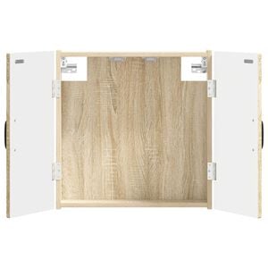vidaXL Armadio per Dartboard HAARLEM Rovere Sonoma