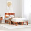 vidaXL Letto senza Materasso Marrone Cera 90x200 cm Legno di Pino