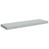 vidaXL Scaffali a Parete 4 pz Grigio Cemento 80x23,5x3,8 cm in MDF