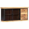 vidaXL Credenza 150x40x75 cm in Legno Massello di Mango