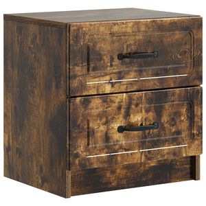 vidaXL Armadio da Notte Rovere Fumo 43 x 34,5 x 44,5 cm