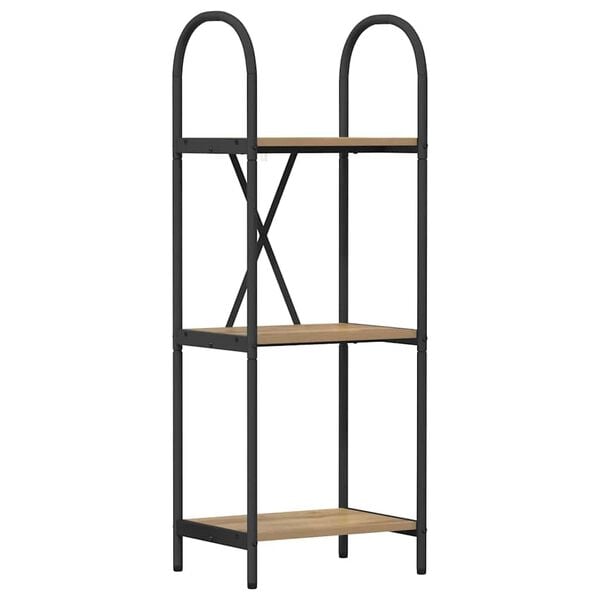 vidaXL Libreria Rovere artigianale 40 x 30 x 109 cm Legno multistrato