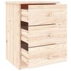 vidaXL Comodino ALTA 41x35x55,5 cm in Legno Massello di Pino