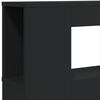 vidaXL Testiera LED Nera 120x18,5x103,5 cm Legno Multistrato